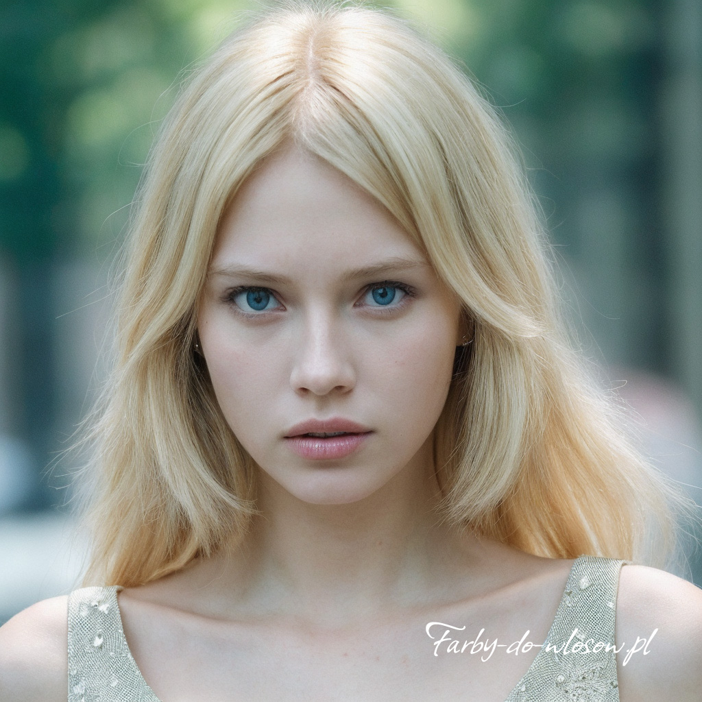 Bardzo jasny platynowy blond