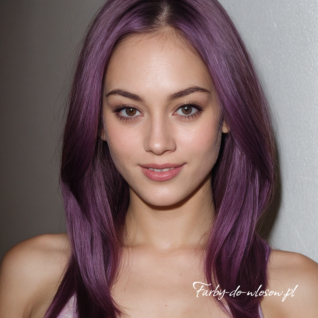 Fioletowe farby do włosów