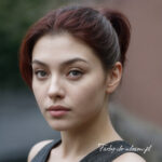 Mahoniowe odcienie włosów