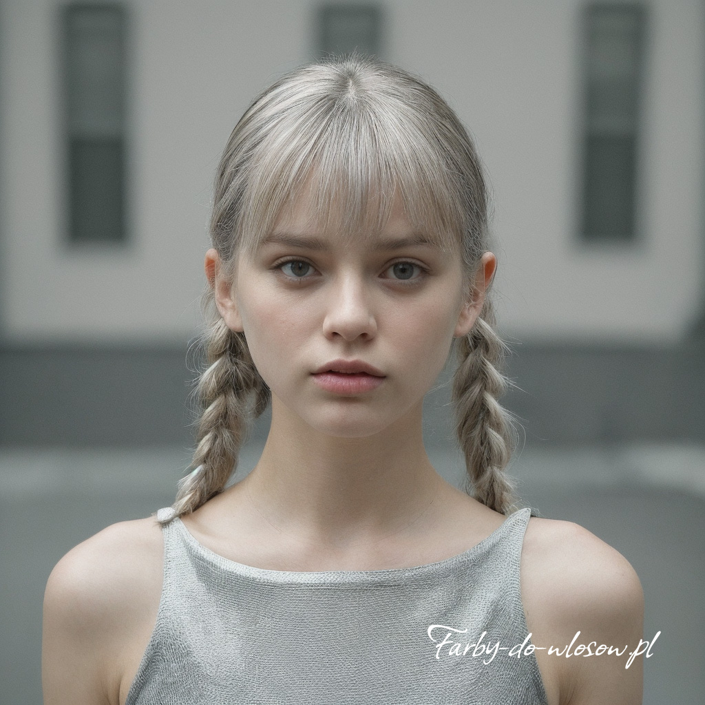 Warkocze chłodny popielaty blond