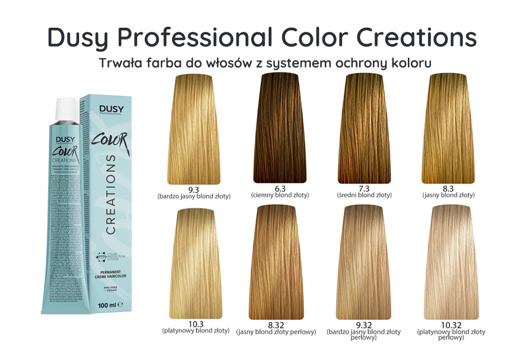 Farby do włosów złoty blond
