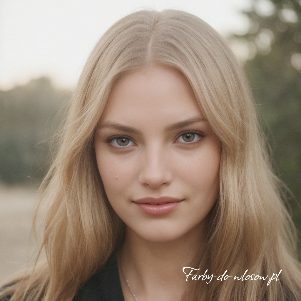 Intensywny platynowy pastelowy blond