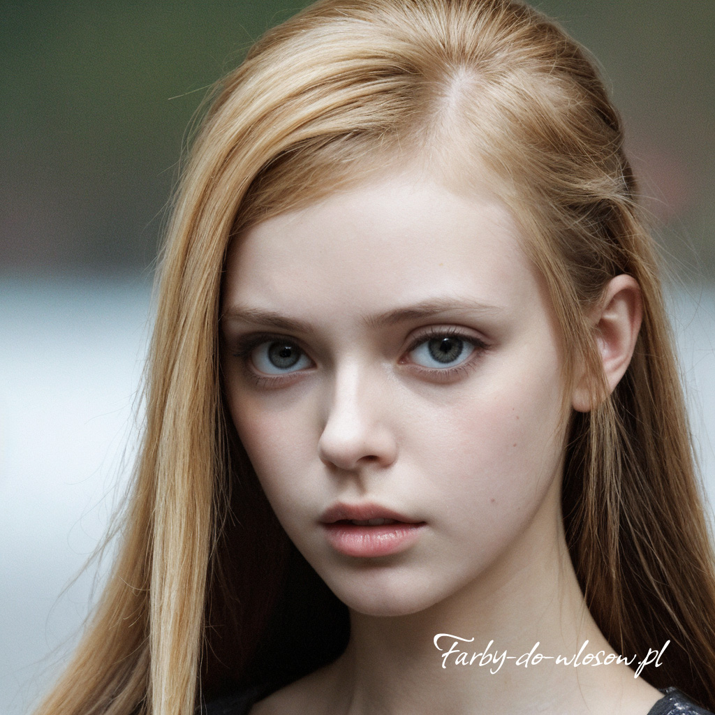 Jasny miodowy odcień włosów