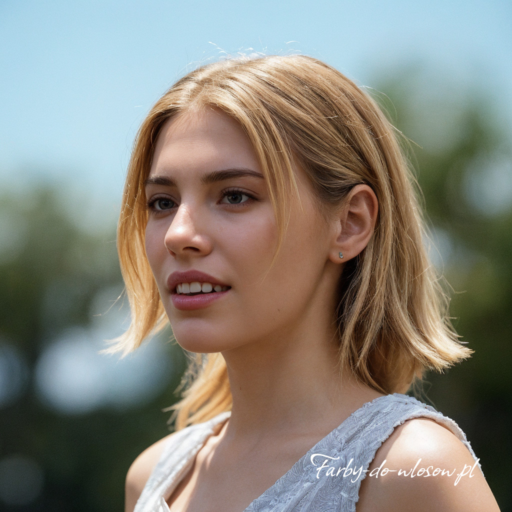 Jasny słomkowy blond