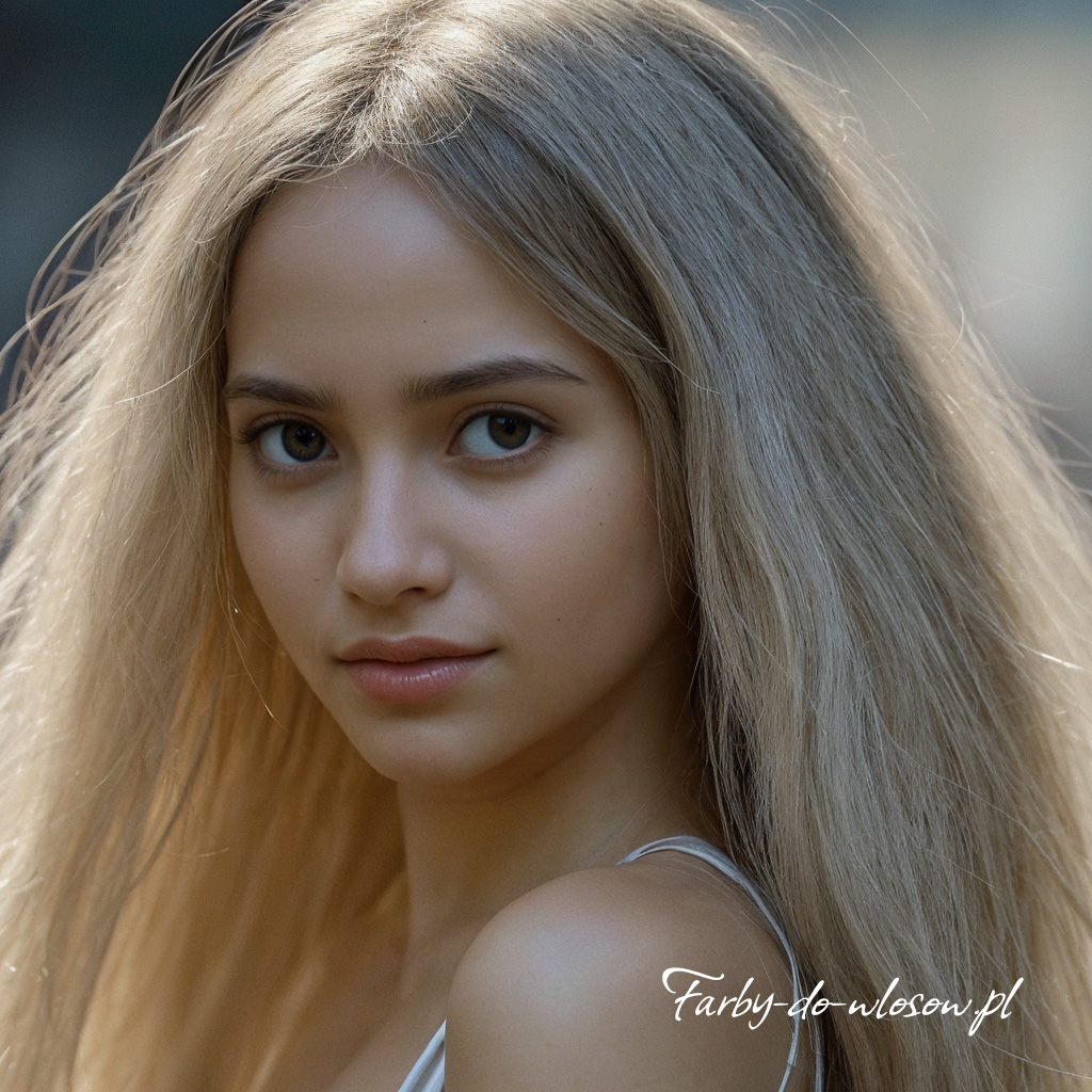 Popielato satynowy blond