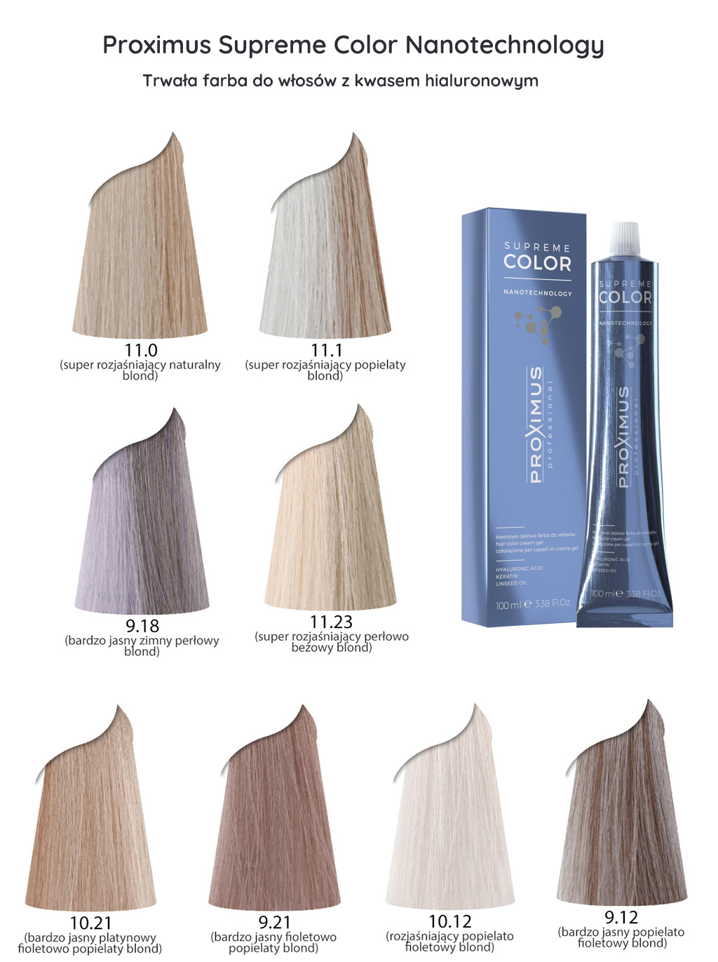Proximus satynowe farby do włosów