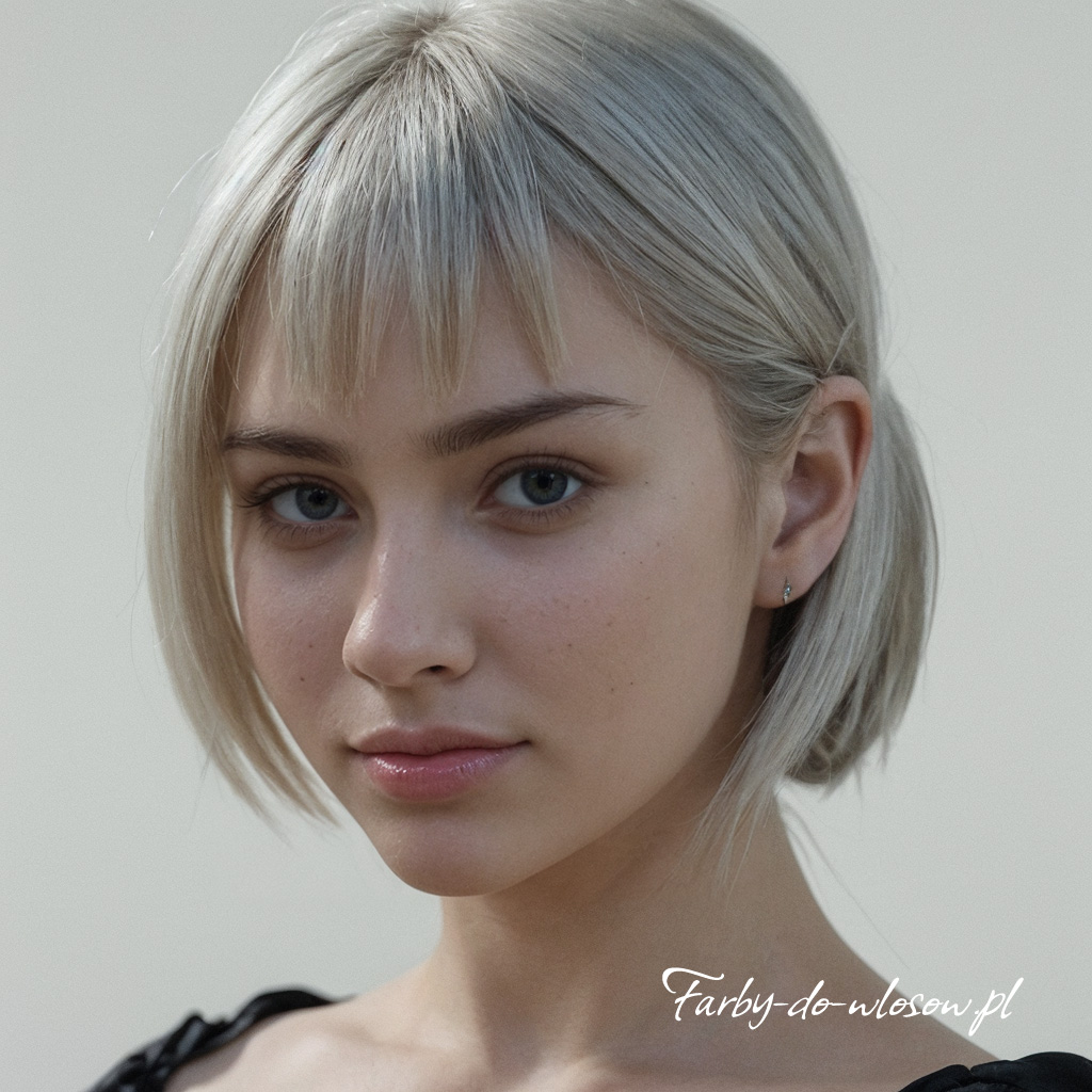 Rozjaśniony popielaty blond