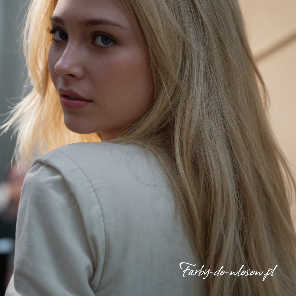 Złoty beżowy blond