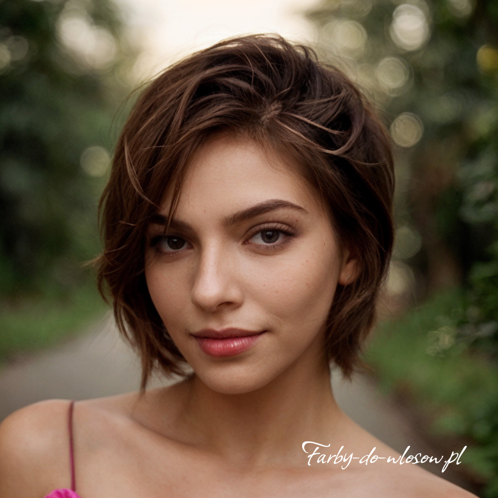 Cieniowane włosy w różnych odcieniach