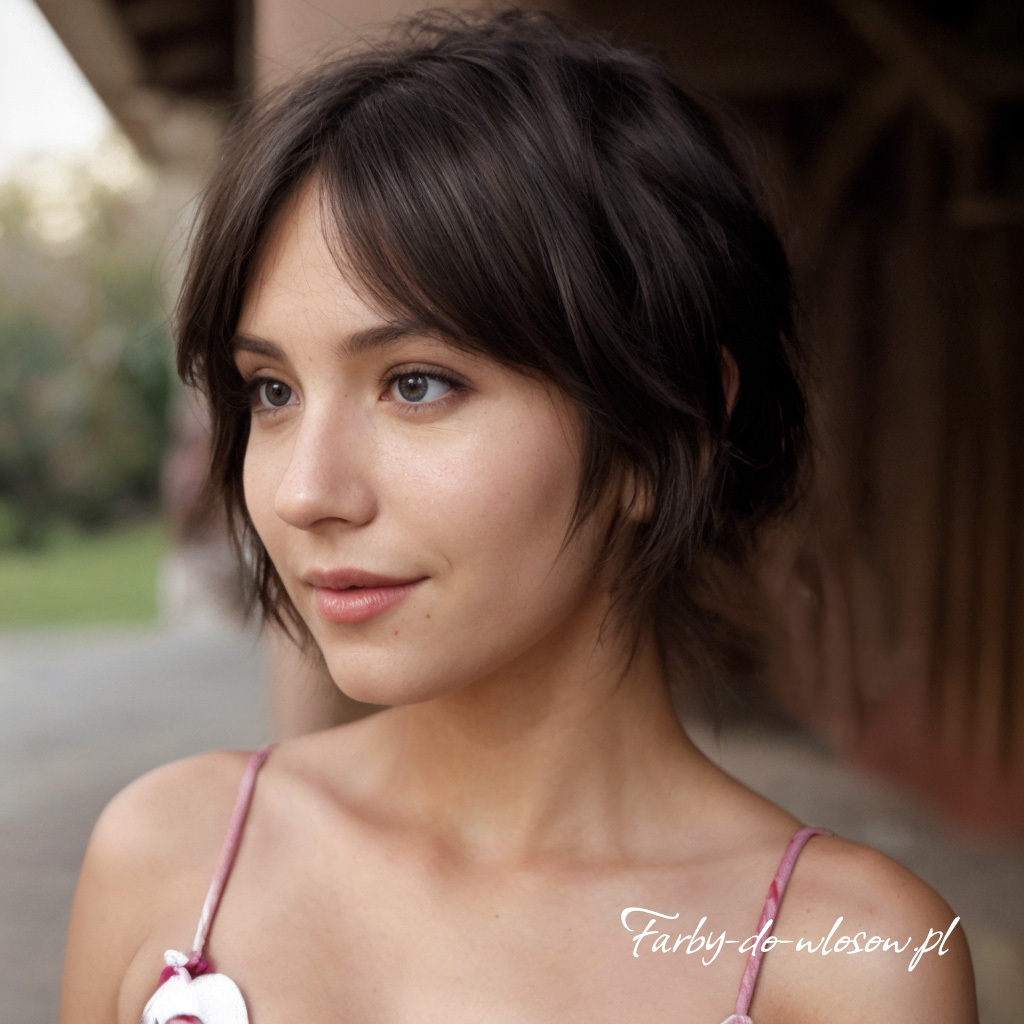 Grzywka curtain bangs w różnych kolorach